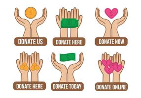 Donate Icon Vector