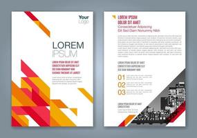 minimale geometrische vormen ontwerpen achtergrond voor zakelijke jaarverslag boekomslag brochure flyer poster vector