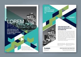 minimale geometrische vormen ontwerpen achtergrond voor zakelijke jaarverslag boekomslag brochure flyer poster vector