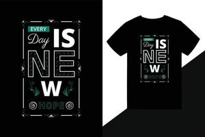 typografie t-shirt ontwerpsjabloon vector