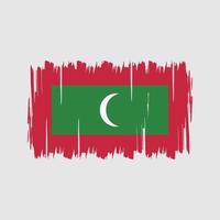 Maldiven vlag vector. nationale vlag vector