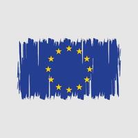 Europese vlagvector. nationale vlag vector