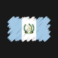 guatemala vlag penseelstreken. nationale vlag vector