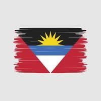 antigua en barbuda vlag vector. nationale vlag vector