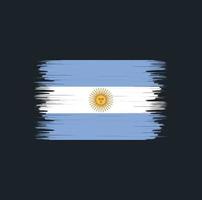Argentinië vlag borstel vector. nationale vlag vector