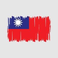 Taiwan vlag vector. nationale vlag vector