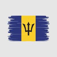 vlag van barbados. nationale vlag vector