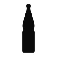 fles vector pictogram zwarte kleur