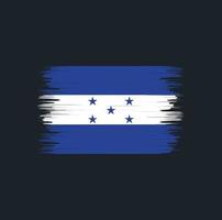 honduras vlag borstel vector. nationale vlag vector