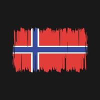 Noorwegen vlag vector. nationale vlag vector