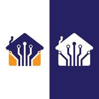 home tech logo vectorillustratie vector