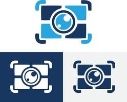 digitale camera-logo, fotografie-logo voor fotostudio vector