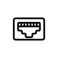 de outlet is een internetvectorpictogram. geïsoleerde contour symbool illustratie vector