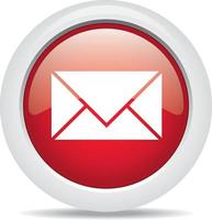 e-mail geïsoleerd op witte achtergrond vector