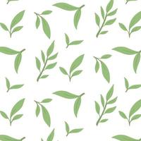 patroon met matcha. vector illustration.pattern met groene thee.
