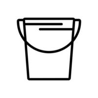 melk pictogram vector. geïsoleerde contour symbool illustratie vector