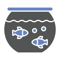 aquarium pictogramstijl vector