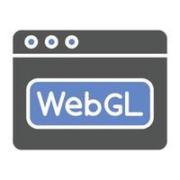 webgl-pictogramstijl vector