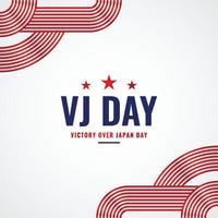 vj day design achtergrond voor internationaal moment vector