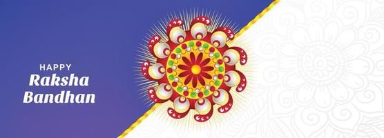 Indiase festival raksha bandhan wensen kaart viering banner ontwerp vector