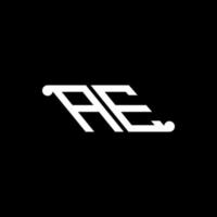ae letter logo creatief ontwerp met vectorafbeelding vector