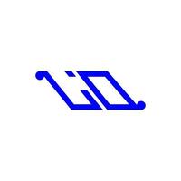 lo brief logo creatief ontwerp met vectorafbeelding vector