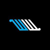 ww letter logo creatief ontwerp met vectorafbeelding vector