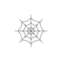 eps10 zwarte vector spin lijn pictogram geïsoleerd op een witte achtergrond. spinnennet-overzichtssymbool in een eenvoudige, platte trendy moderne stijl voor uw website-ontwerp, logo, pictogram en mobiele applicatie