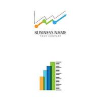 zakelijke financiën professionele logo sjabloon vector pictogram