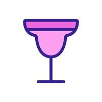 cocktail pictogram vector. geïsoleerde contour symbool illustratie vector