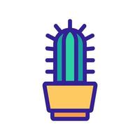 cactuspictogram vector. geïsoleerde contour symbool illustratie vector