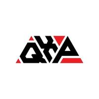 qxp driehoek brief logo ontwerp met driehoekige vorm. qxp driehoek logo ontwerp monogram. qxp driehoek vector logo sjabloon met rode kleur. qxp driehoekig logo eenvoudig, elegant en luxueus logo. qxp