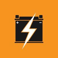 batterij vectorpictogram, ladingssymbool. eenvoudig, plat ontwerp voor web of mobiele app vector
