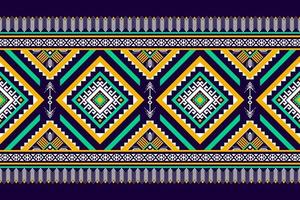 geometrische etnische oosterse naadloze patroon traditioneel. ontwerp voor achtergrond, tapijt,behang,kleding,inwikkeling,batik,stof,illustratie,borduurwerk. vector