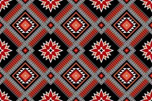 geometrische etnische naadloze patroon traditioneel. bloem decoratie. ontwerp voor achtergrond, tapijt,behang,kleding,inwikkeling,batik,stof,illustratie,borduurwerk. vector
