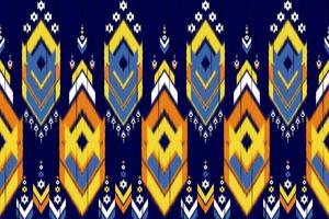 oosterse ikat inheemse stijl. geometrische etnische patroon traditioneel. ontwerp voor achtergrond,illustratie,stof,batik,kleding,inwikkeling,behang,tapijt,borduurwerk vector