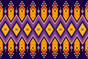 oosterse ikat inheemse stijl. geometrische etnische patroon traditioneel. kleurrijke vector. ontwerp voor achtergrond,illustratie,stof,batik,kleding,inwikkeling,behang,tapijt,borduurwerk vector