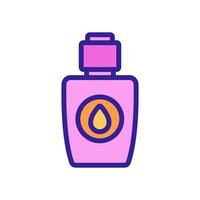 olie cosmetica voor huid pictogram vector overzicht illustratie