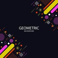 geometrische frame achtergrond vector