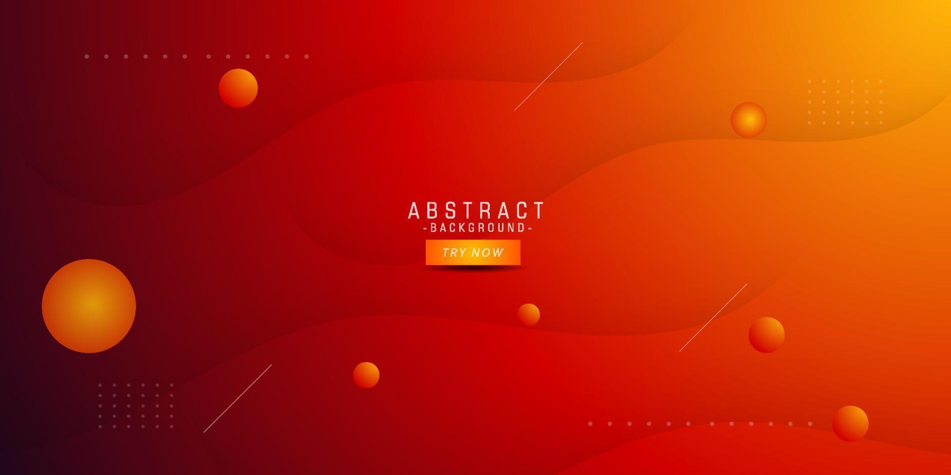 abstrakter rot-orangeer Steigungsillustrationshintergrund mit einfachem Muster. cooles design.eps10 Vektor
