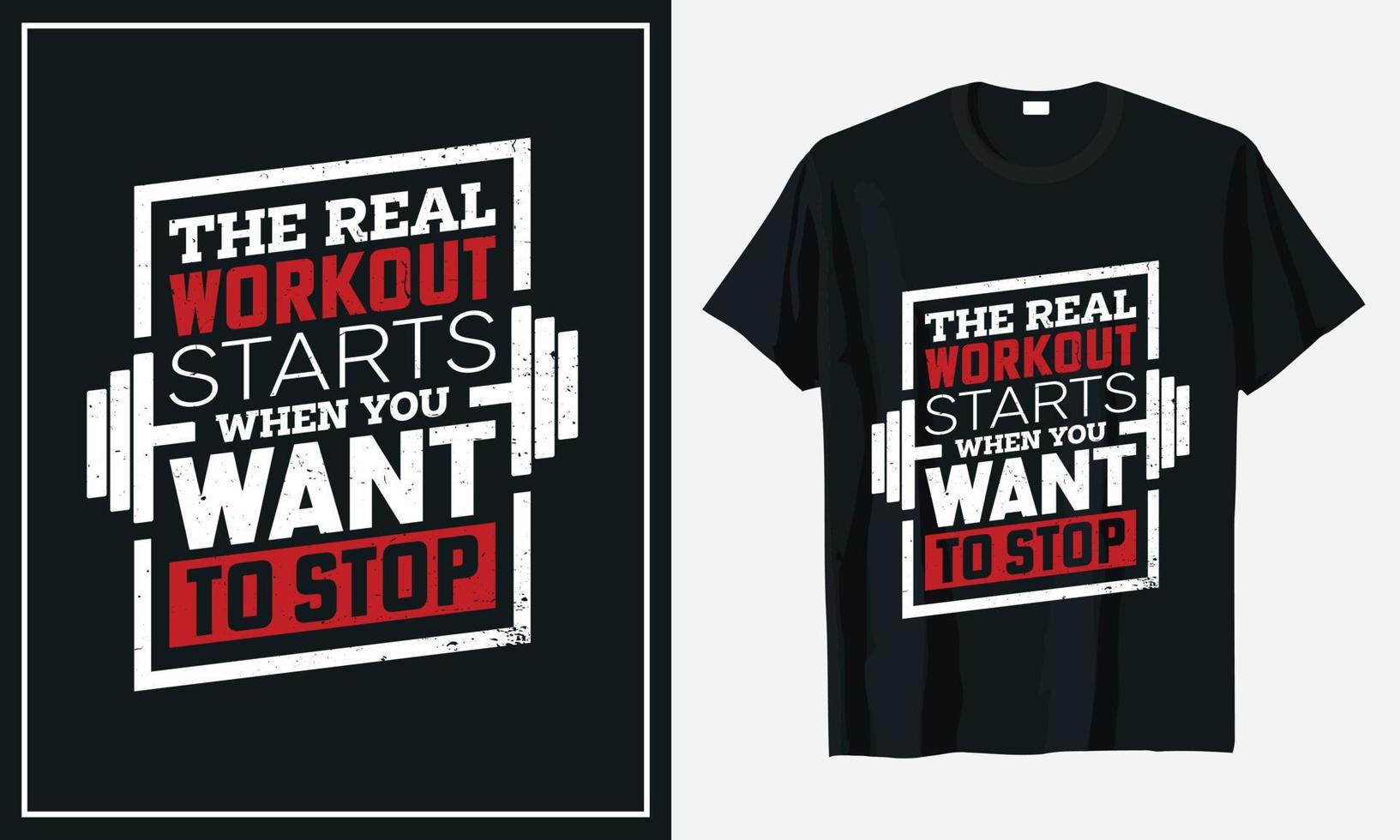 gym fitness dagliga liv t-shirt design vektor