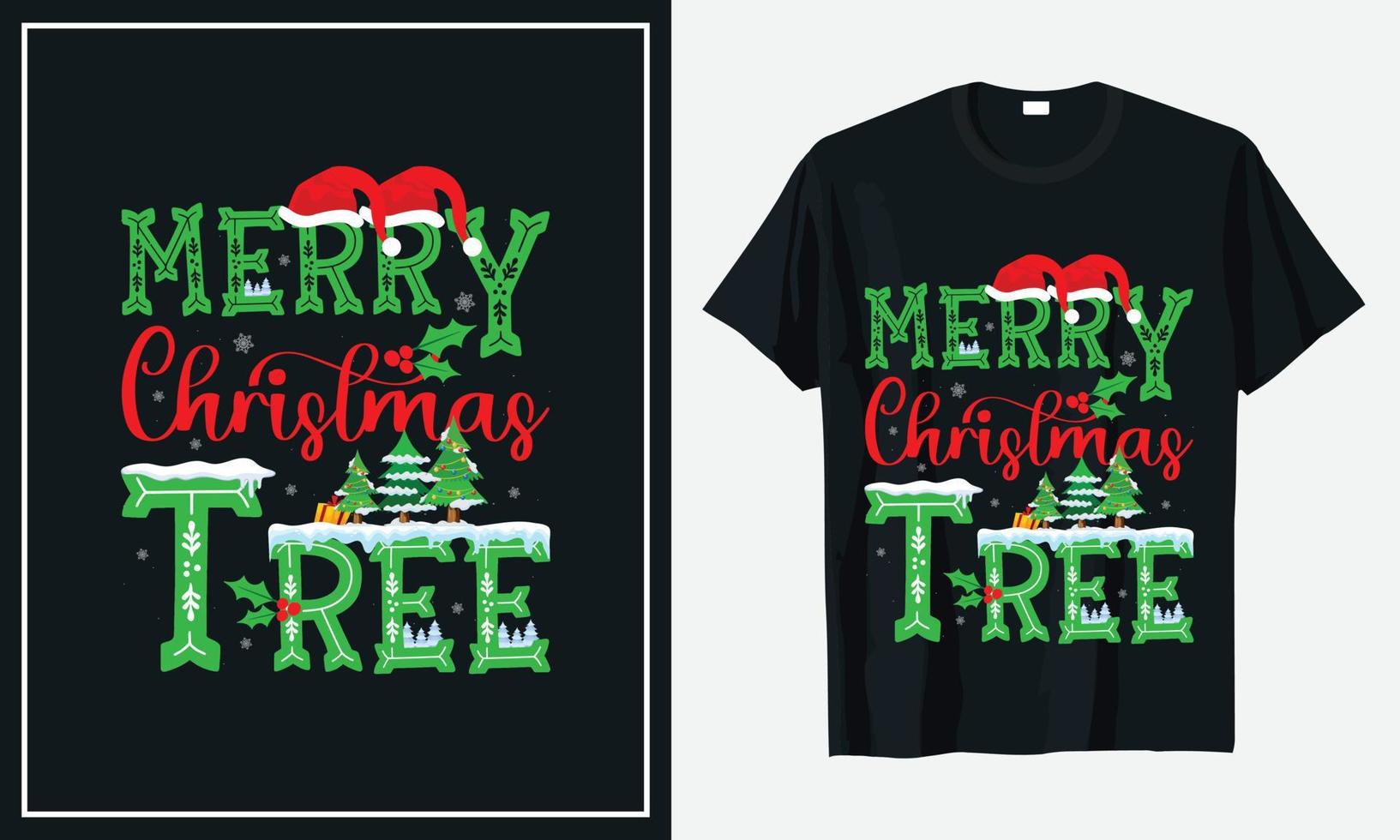 Weihnachts-T-Shirt-Design-Vektor vektor