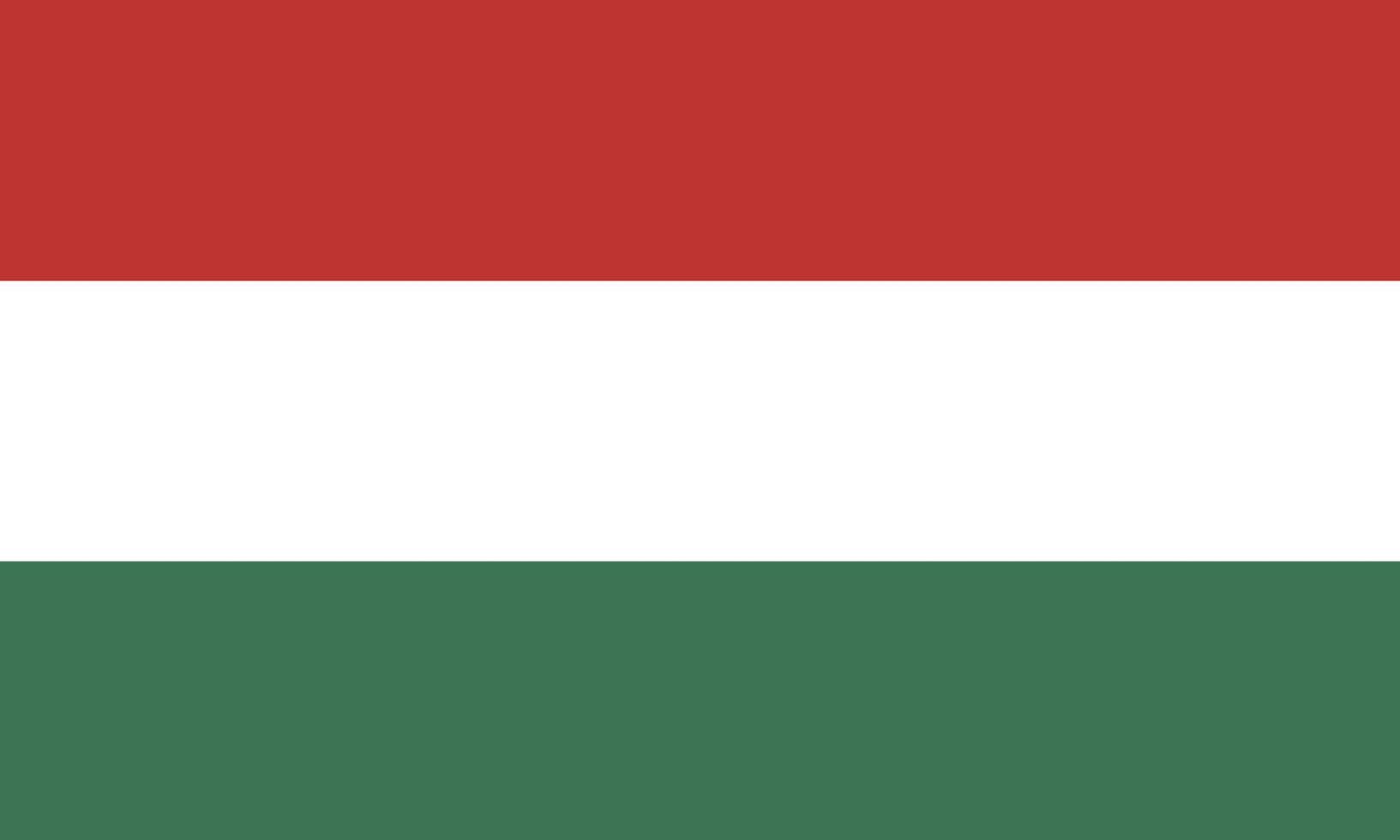 Ungerns nationella flagga vektor