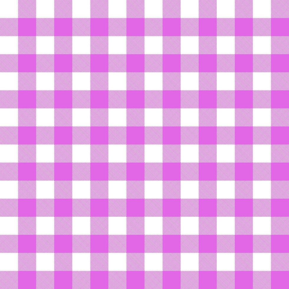 Gingham-Tischdecke Vektor nahtloses Muster