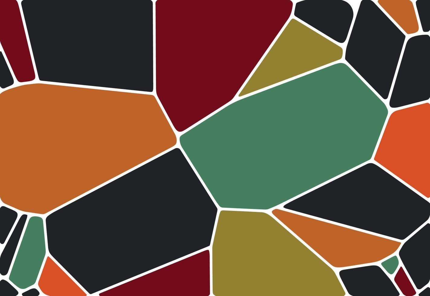 voronoi färgglada diagram geometrisk kakel textur, bakgrund, handritad sten textur, tryck tyg vektor mosaikmönster