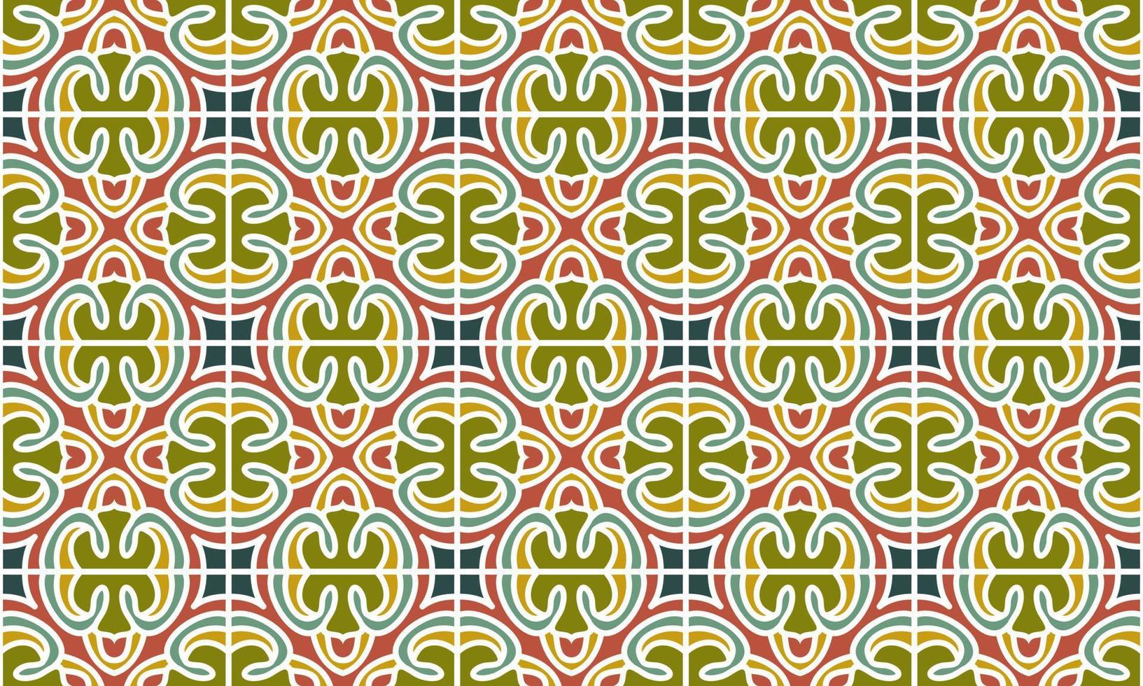 ethnische Muster-Mandala-Hintergrund vektor