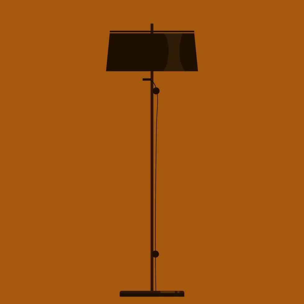 flache illustration dekorative lampe vektor