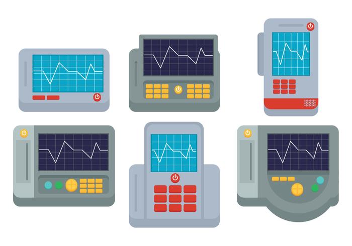 Ekg maskinvektor vektor