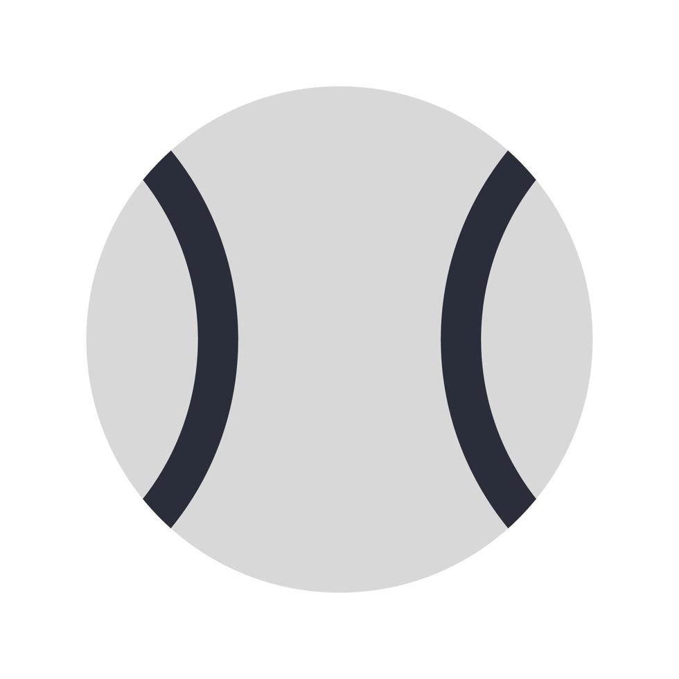 Basisball-Symbol mit flachem Stil vektor