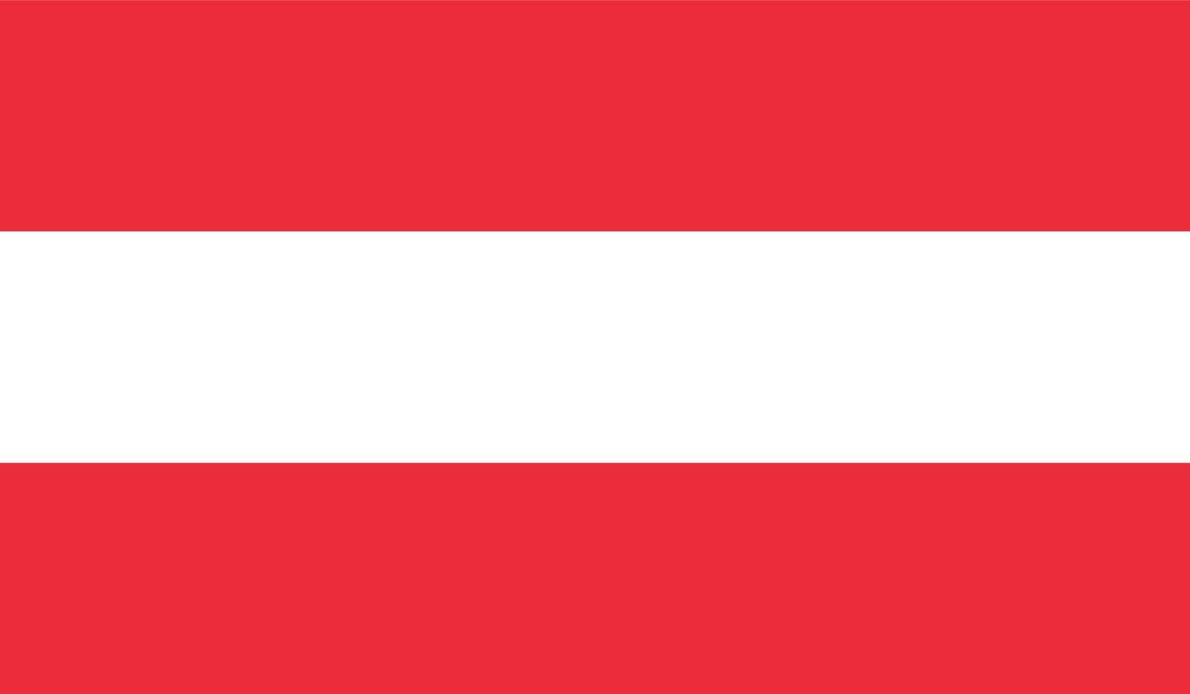 vektor illustration av Österrike flagga.